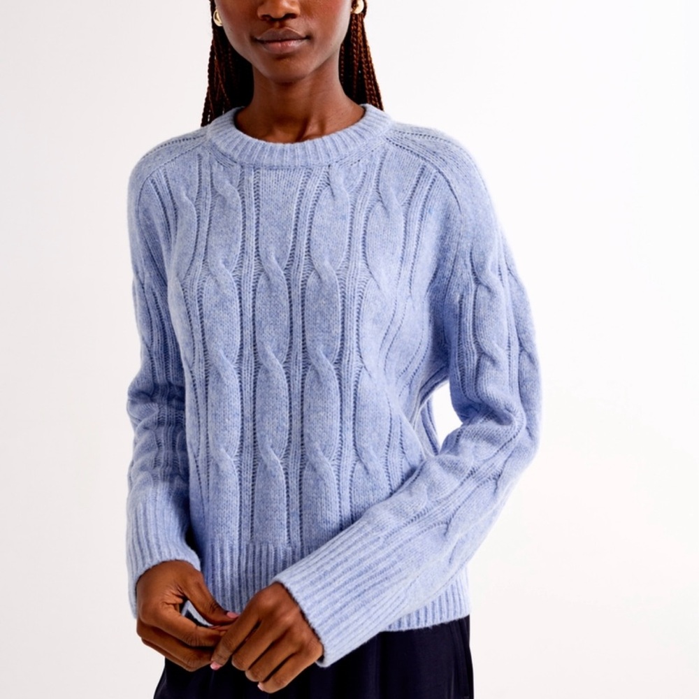 Abercrombie & Fitch Madeline Cable Crew Sweater